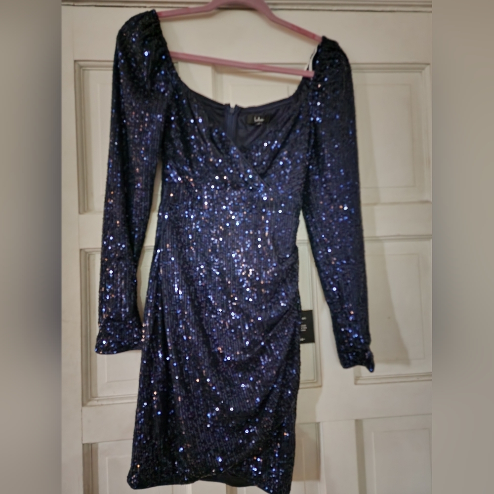 Size XS: EUC LuLus Full Sequin Cocktail/Party Dress